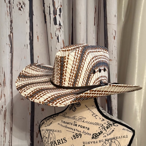 Ariat Accessories - Stylish Brown Patterned Women's cowboy Hat